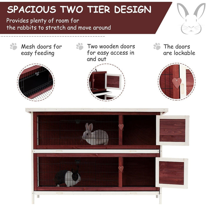 2 Tier Rabbit Hutch