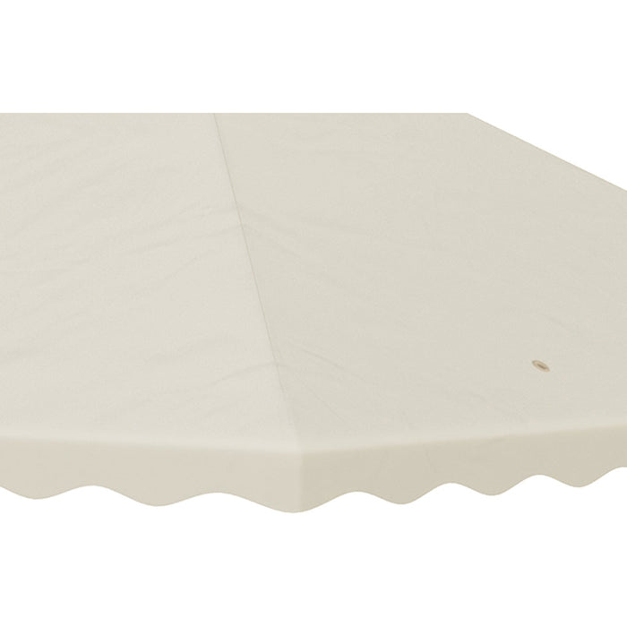 3x3m Replacement Gazebo Canopy, Cream White