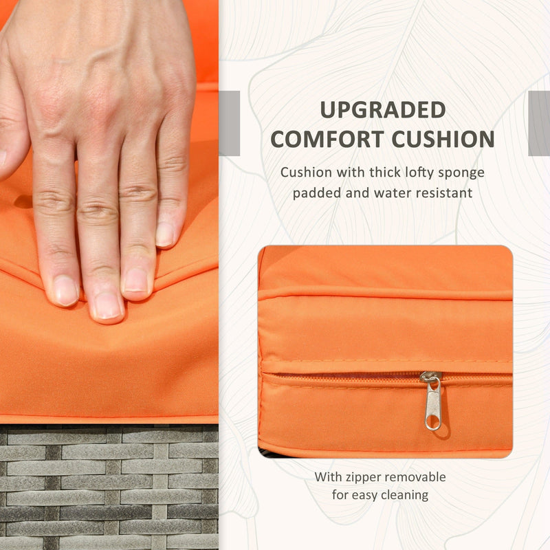 Modern 3-Piece Rattan Bistro Set