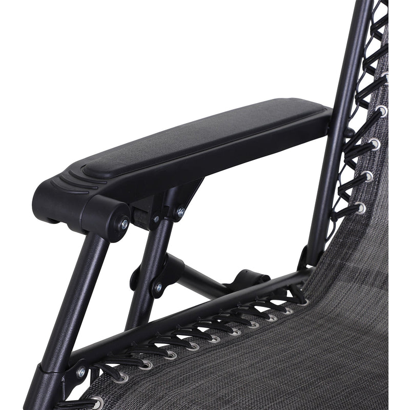 Folding Zero Gravity Chair, Cup Holder & Canopy Shade