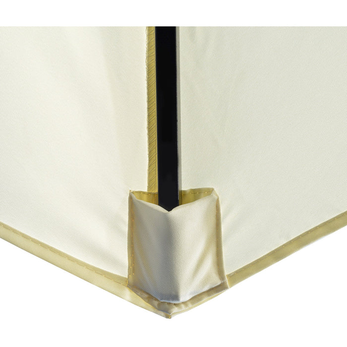 3m Garden Parasol, Cream