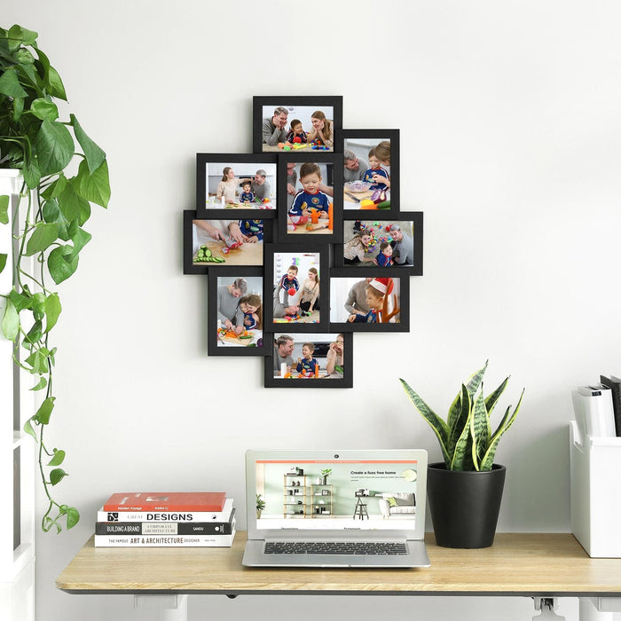 Songmics Picture Frame Sets For Wall Black