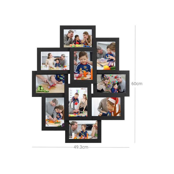 Songmics Picture Frame Sets For Wall Black