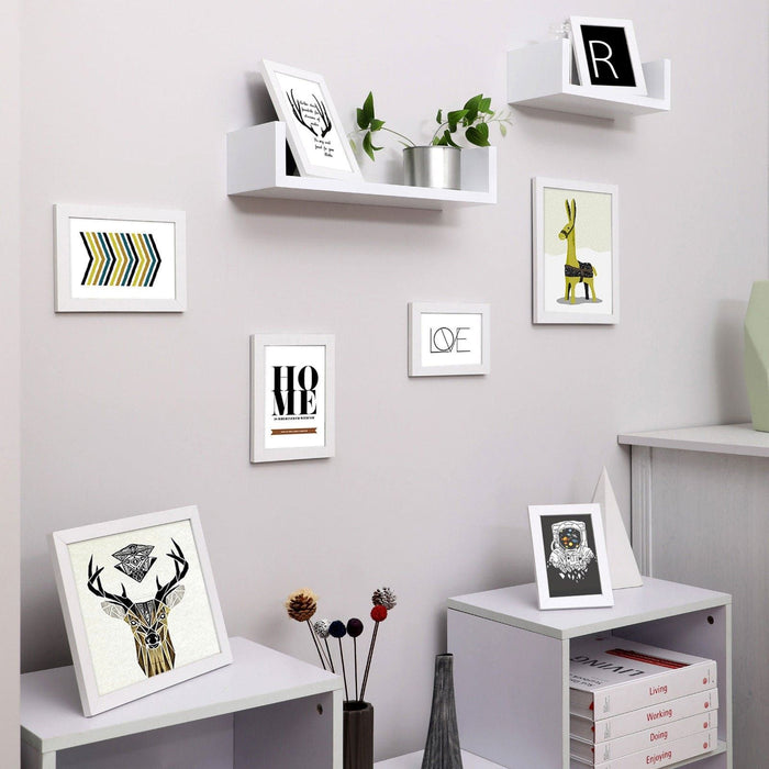 Songmics Photo Frame Sets For Wall White