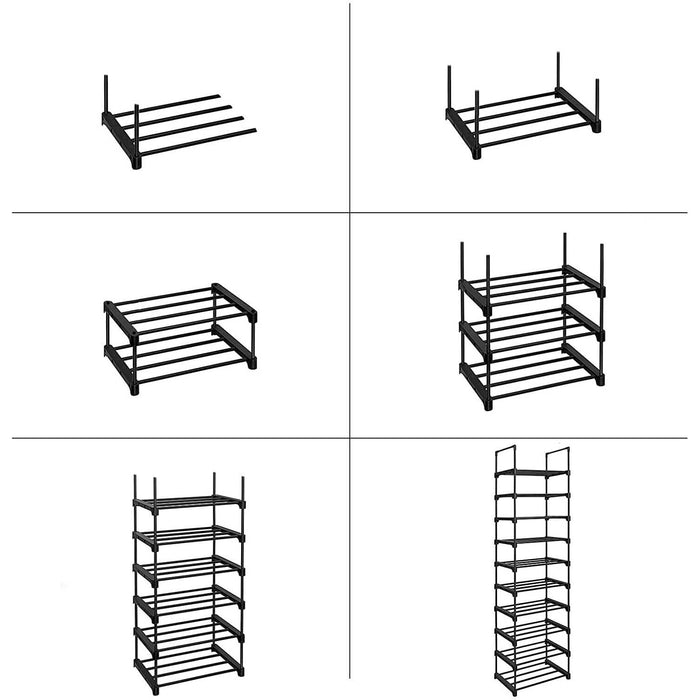 Shoe Rack, Shoe Organiser, 10 Tier, Metal