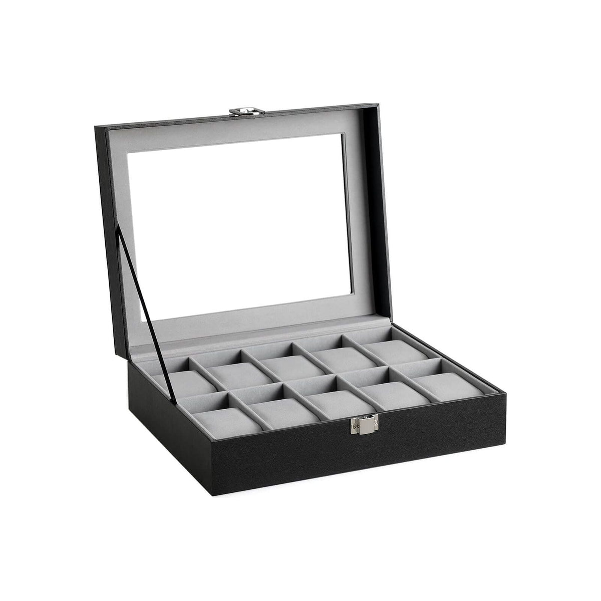 Buy Songmics Watch Box With Glass Top For 10 Watches | Opal Retail