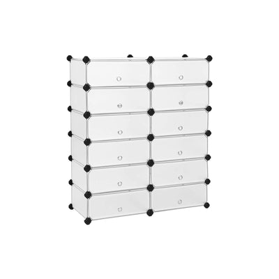 Songmics Plastic Modular Storage Unit, 12 Compartment Songmics