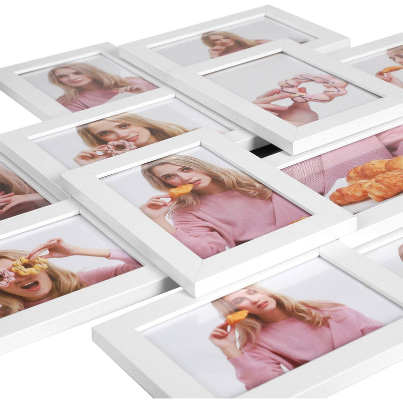 Wooden Photo Frames Collage Glass