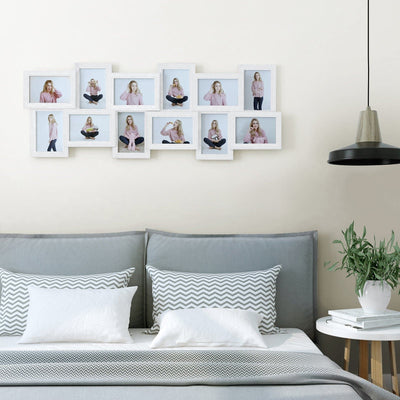 Wooden Photo Frames Collage Wood Songmics