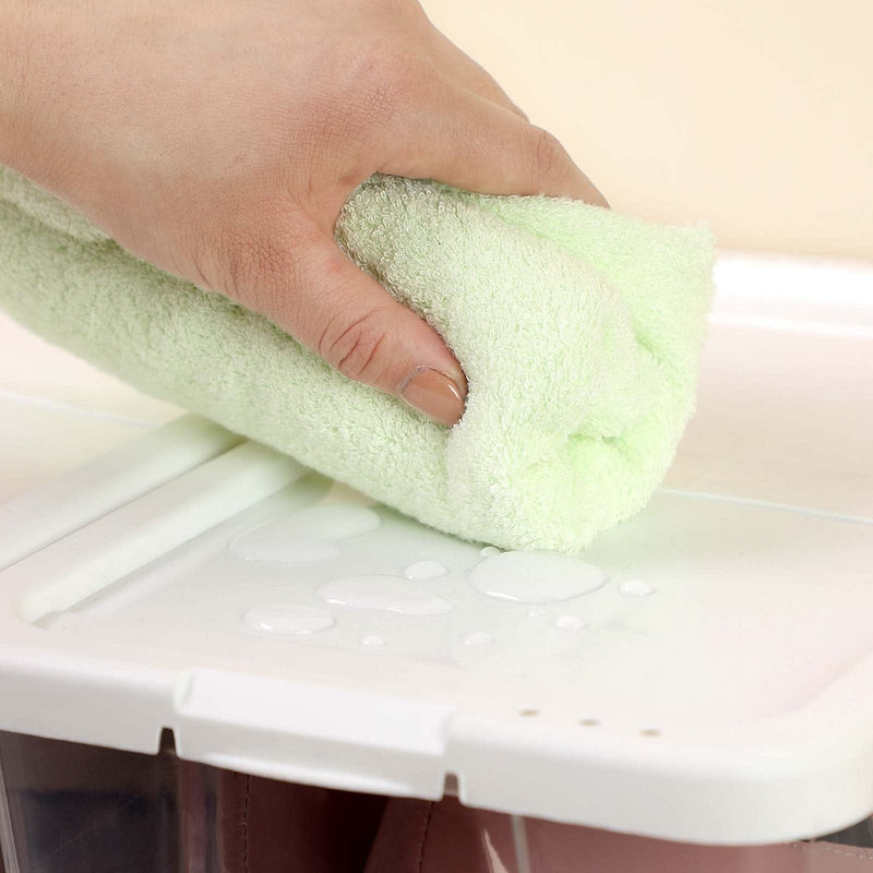 Plastic Shoe Storage Boxes With Lids Set of 12