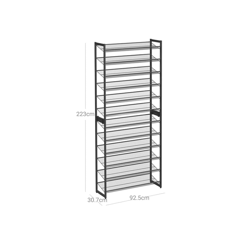 Songmics Stackable Shoe Rack, 12-Tier