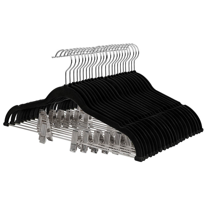 Velvet Hangers for Trousers (12-Pack) Songmics