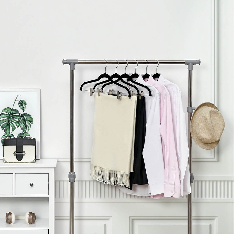 Velvet Hangers for Trousers (12-Pack) Songmics