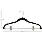 Velvet Hangers for Trousers (12-Pack) Songmics