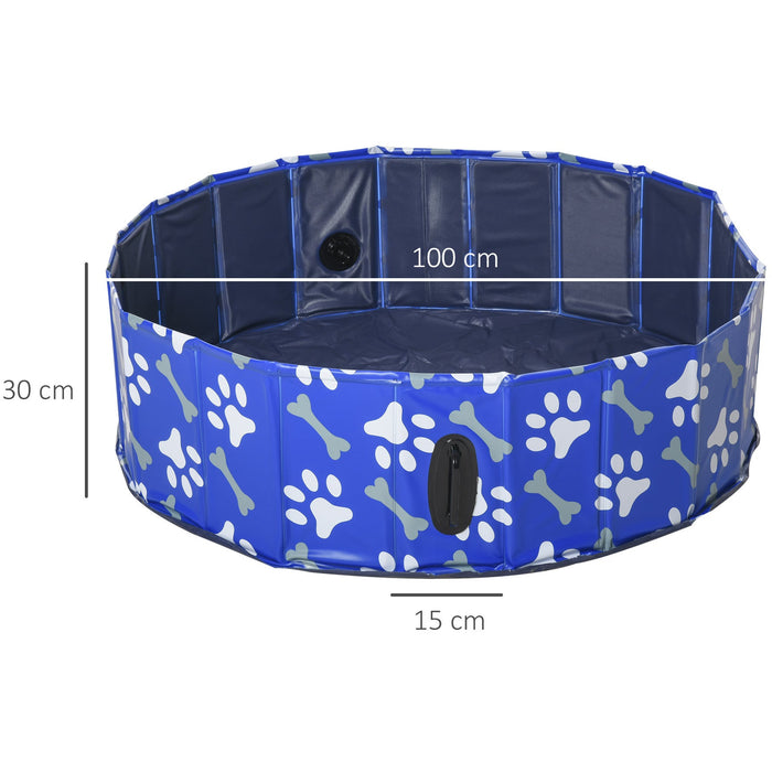 Foldable Dog Pool: Small (Φ100x30H cm)