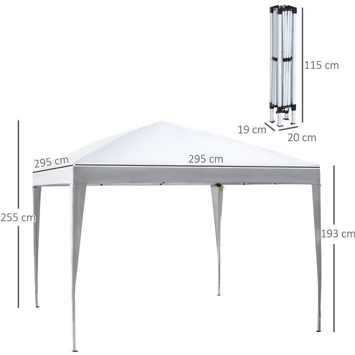 3x3 Pop Up Gazebo, Waterproof Heavy Duty Event Shelter