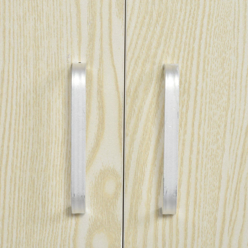 Microwave Cabinet on Wheels, Bookcase, L97H x 60.4W x 40Dcm