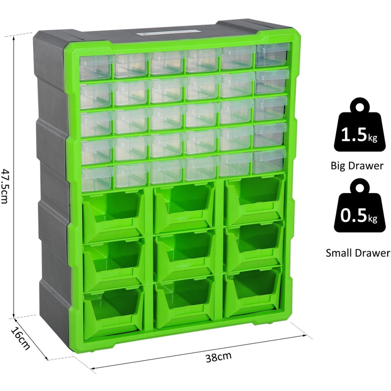 Screw and Nail Storage Organiser, Wall Mountable
