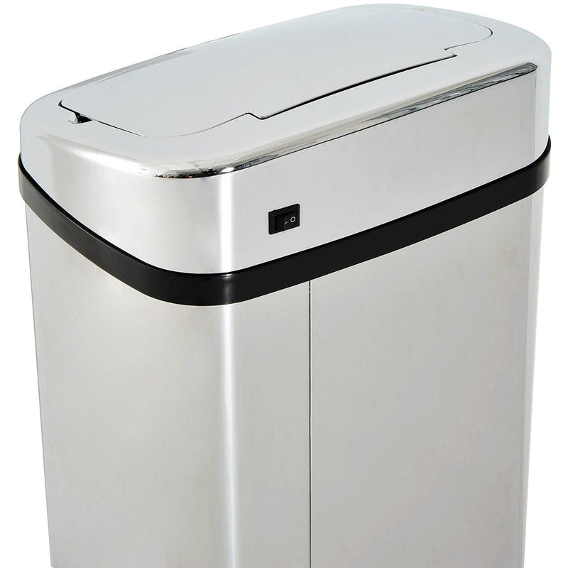 Homcom Kitchen Sensor Bin 50L - Stainless Steel