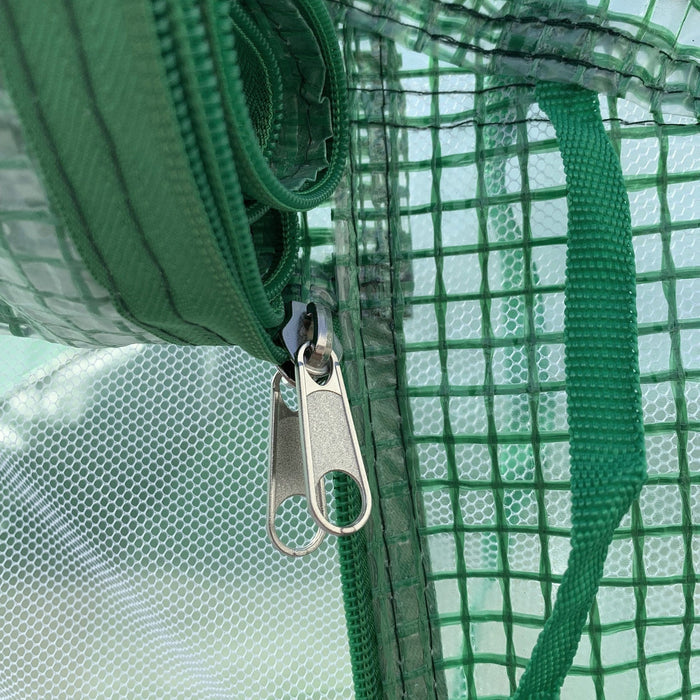 Walk In Polytunnel Greenhouse, PE Cover, 4.5x3x2m