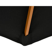 3m Wooden Parasol Outsunny