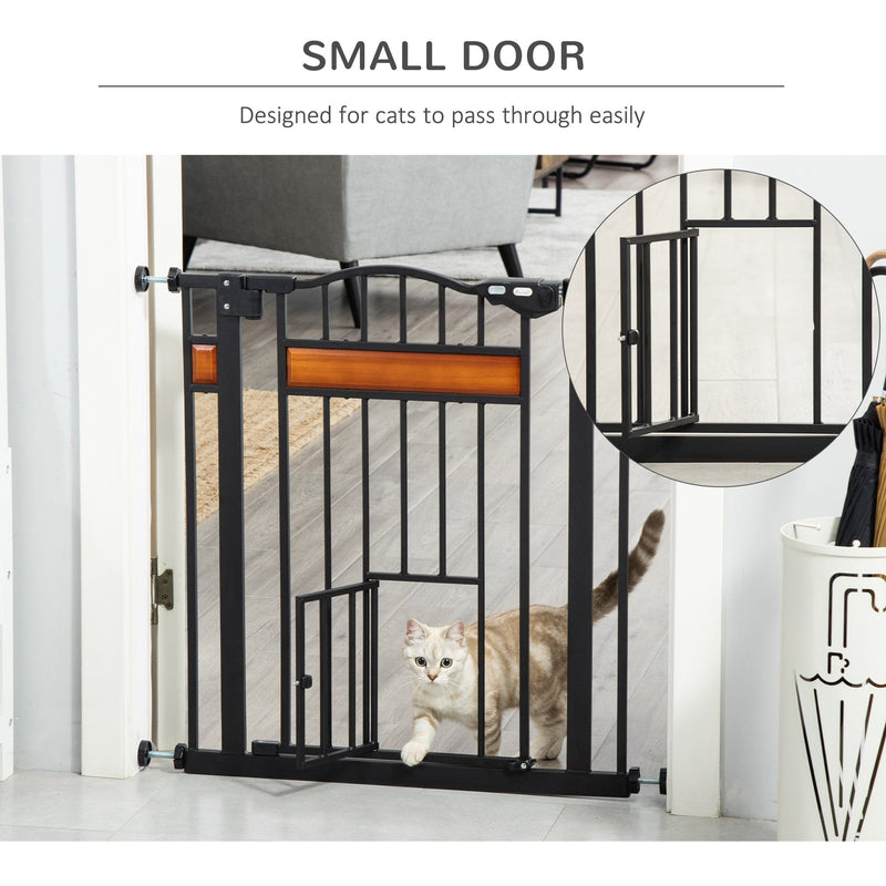 Pet Safety Gate with Door (74-80cm)