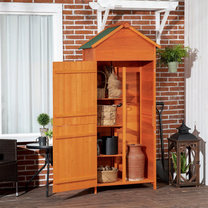 Wooden Sentry Shed For Smaller Spaces