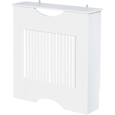 White Radiator Cover, 78W x 80.5H cm Homcom