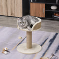 Cat Tree Tower, Activity Centre, Scratch Posts, Perch, Beige Pawhut