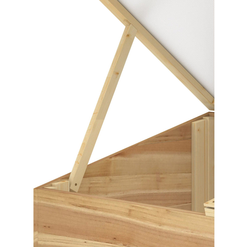 Small Wooden Cold Frame - Polycarbonate - 100x50x36 cm