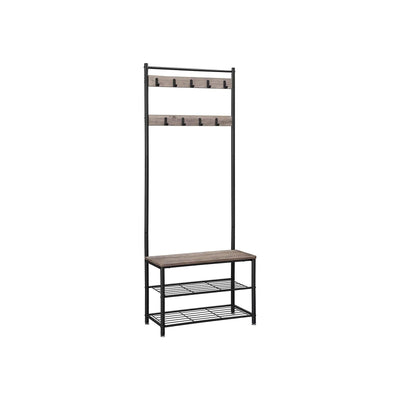 Vasagle Coat And Shoe Rack With Bench
