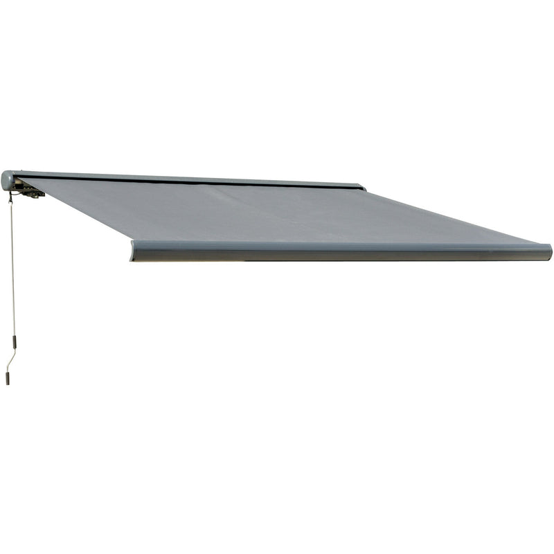 300 x 250cm Electric Awning - R/C & LED, Grey