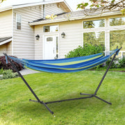 Camping Hammock with Stand, Bag, Adjustable, 120kg Load Outsunny