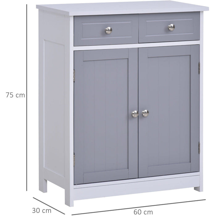 Wooden Bathroom Cabinets Freestanding, 75 x 60cm