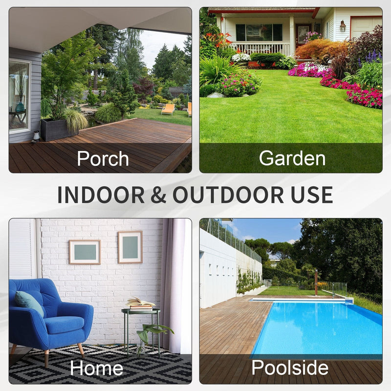 3 Seater Rattan Sofa with Cushions, Black