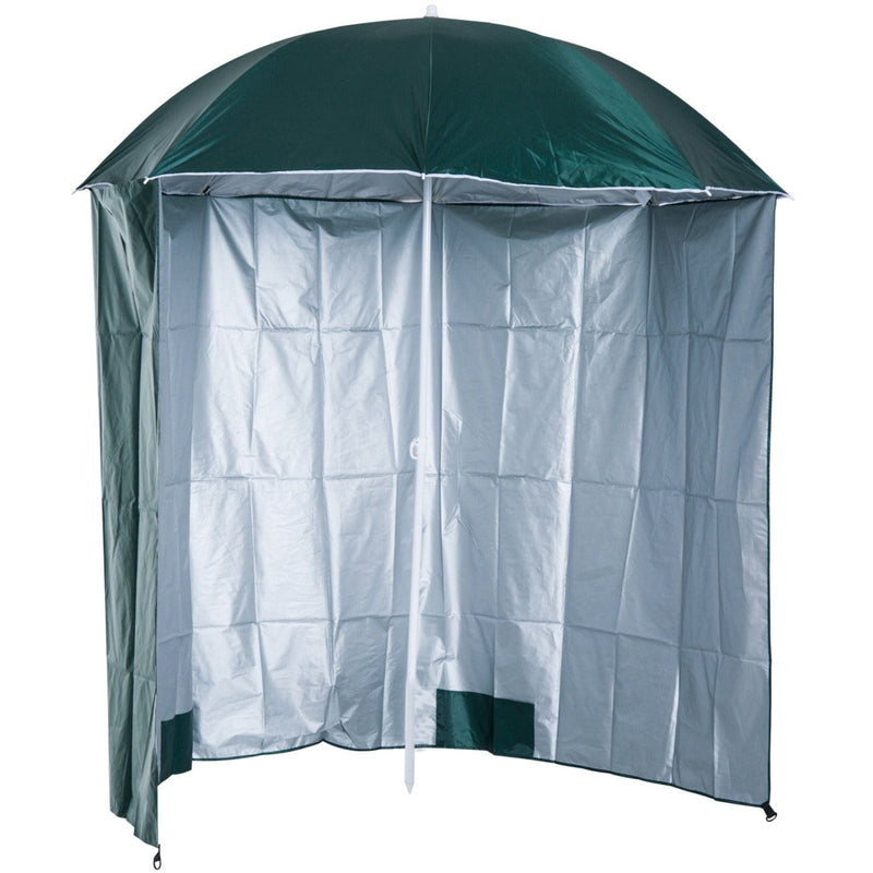 2.2M Fishing Umbrella Parasol with Side Coverage