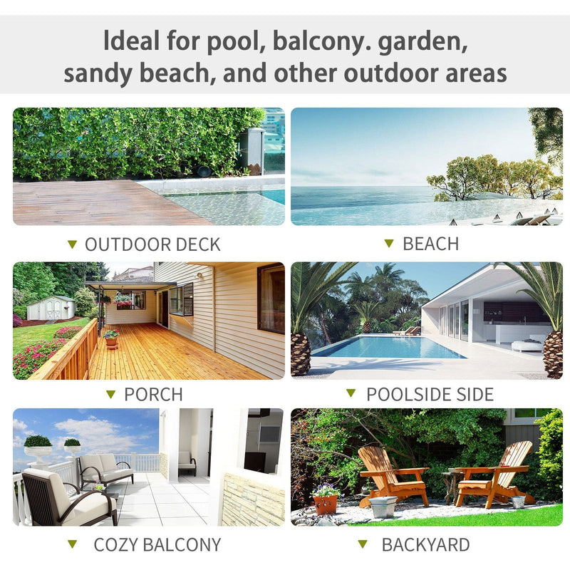 6 Seater Rattan Dining Set, Black