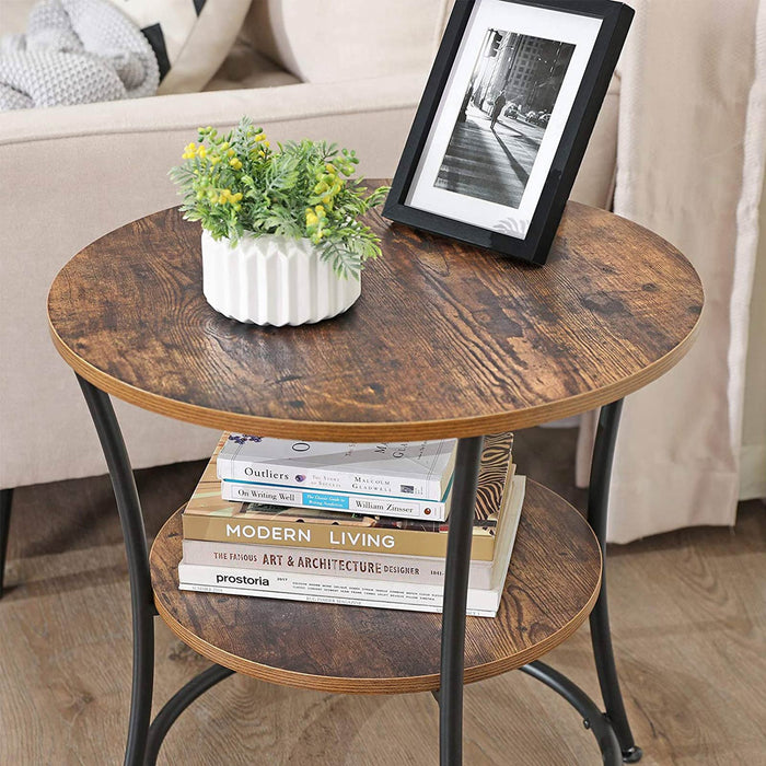 Dual-Shelf Side Table