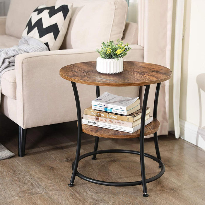 Dual-Shelf Side Table