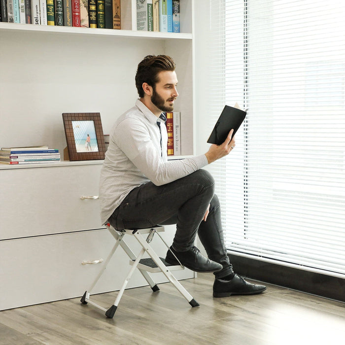 Sturdy 2-Step Ladder