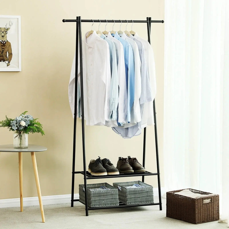 Metal Coat Rack With Shelf SONGMICS