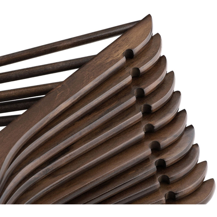 20-Pack Wooden Clothes Hangers