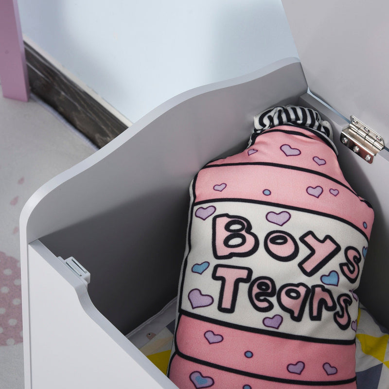 Wooden Toy Box With Seat