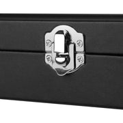 Black Leather Jewelry Box With Glass Top 24 Grid Songmics