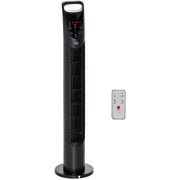 40W Tower Fan with Remote, Oscillation, 3 Speeds, 78.5H cm Homcom