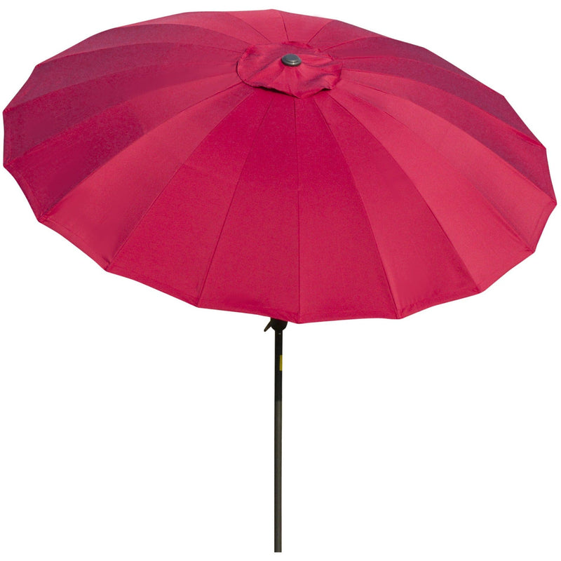 Round Patio Parasol, 2.5m, Tilt Crank, 18 Ribs