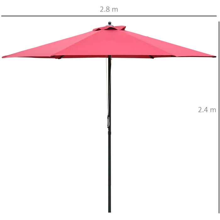 2.8m Outdoor Patio Parasols