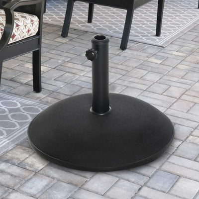 Concrete Base For Umbrella, 25kg, Black Outsunny