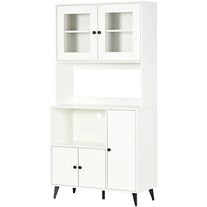 White Freestanding Cabinet For Kitchen
