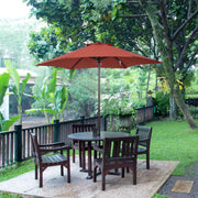 2m Outdoor Patio Parasol - Sun Shade, 6 Ribs Outsunny